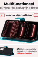 NoXx NoXx iPhone 17 Pro Max Hoesje Bookcase - Turquoise