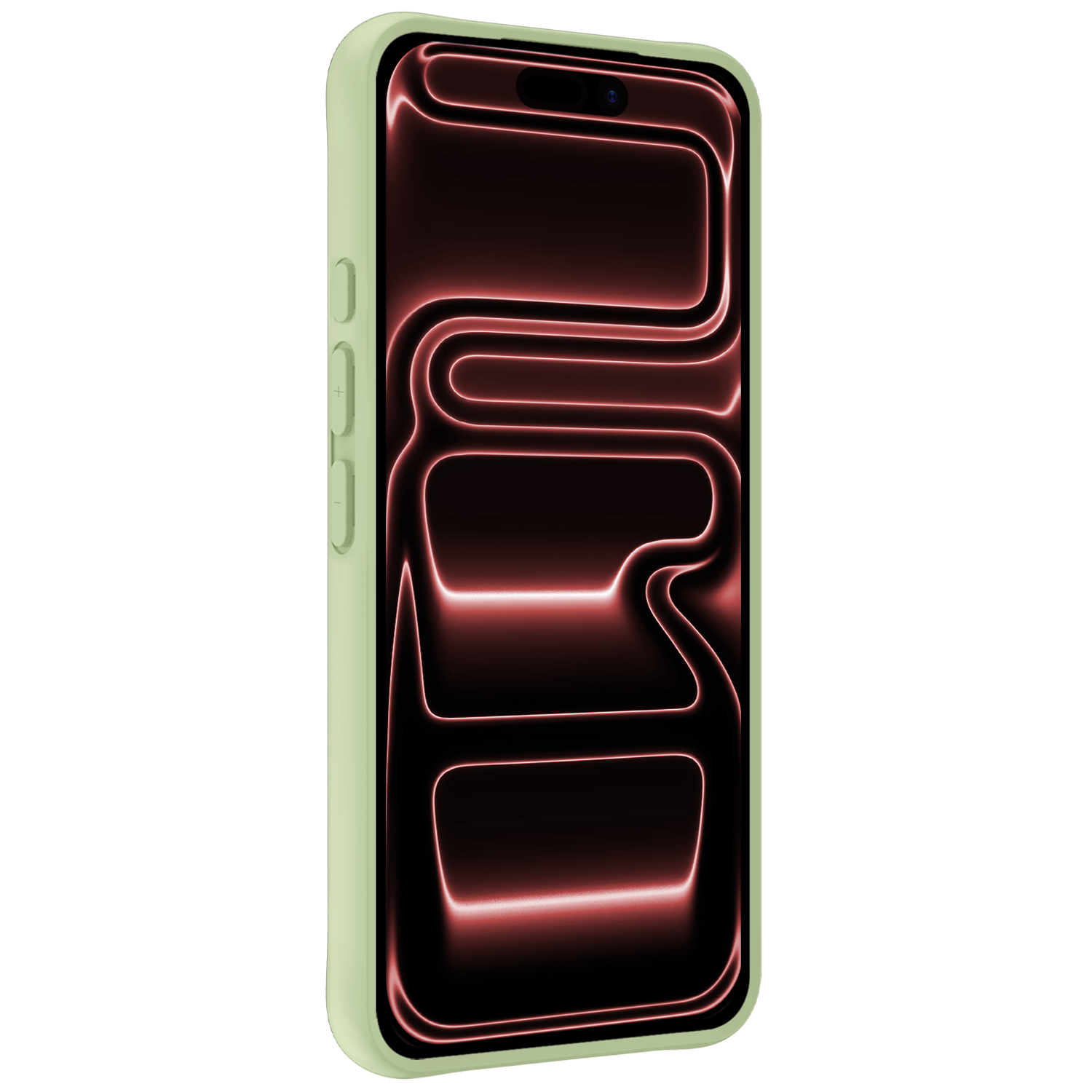 NoXx NoXx iPhone 17 Pro Max Hoesje Siliconen Met Screenprotector Met Dichte Notch - Groen