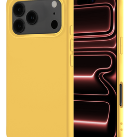 NoXx NoXx iPhone 17 Pro Max Hoesje Siliconen - Geel