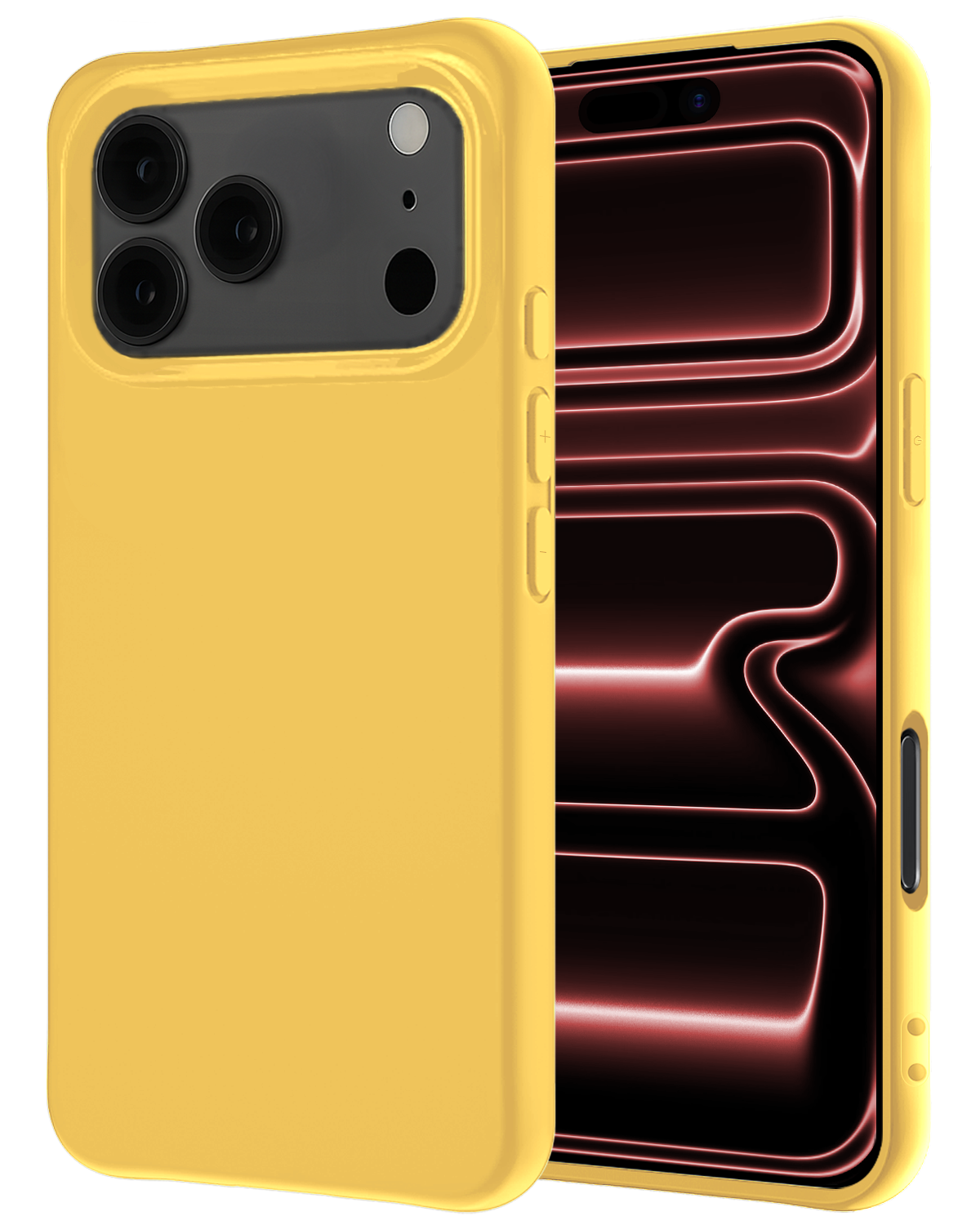 NoXx NoXx iPhone 17 Pro Max Hoesje Siliconen - Geel