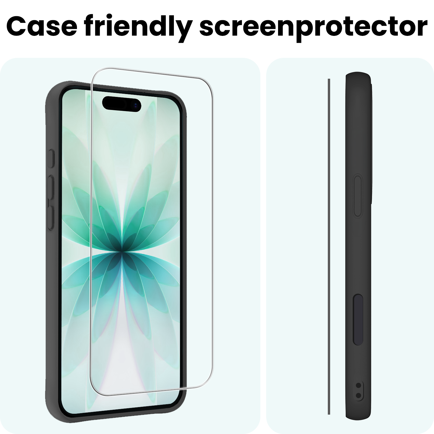 Forterra Forterra iPhone 17 Screenprotector Glas Full Cover 2D