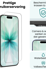 Forterra Forterra iPhone 17 Screenprotector Glas Full Cover 2D - 3 PACK