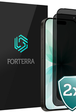 Forterra Forterra iPhone 17 Screenprotector Glas Privacy - 2 PACK