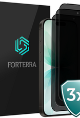 Forterra Forterra iPhone 17 Screenprotector Glas Privacy - 3 PACK