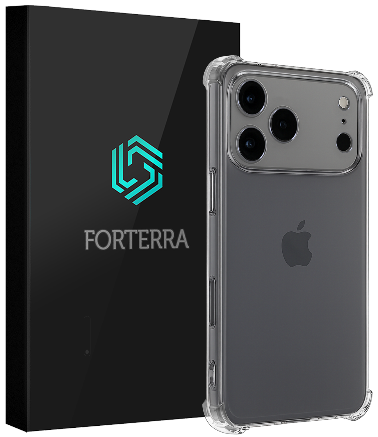 Forterra Forterra iPhone 17 Pro Max Hoesje Shockproof - Transparant
