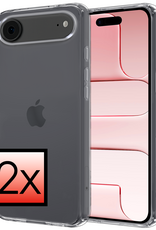 NoXx NoXx iPhone Air Hoesje Siliconen - Transparant - 2 PACK