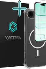 Forterra Forterra iPhone Air Magsafe Hoesje Transparant Met Screenprotector