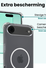 Forterra Forterra iPhone Air Magsafe Hoesje Transparant Met Screenprotector