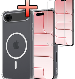 NoXx NoXx iPhone Air Magsafe Hoesje Transparant Met Screenprotector