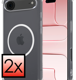 NoXx NoXx iPhone Air Magsafe Hoesje - Transparant - 2 PACK