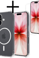 NoXx NoXx iPhone 17 Magsafe Hoesje Transparant Met Screenprotector