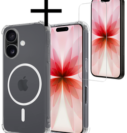 NoXx NoXx iPhone 17 Magsafe Hoesje Transparant Met Screenprotector