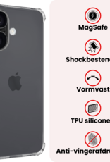 NoXx NoXx iPhone 17 Magsafe Hoesje Transparant Met Screenprotector