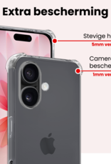 NoXx NoXx iPhone 17 Magsafe Hoesje Transparant Met Screenprotector