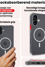 NoXx NoXx iPhone 17 Magsafe Hoesje - Transparant