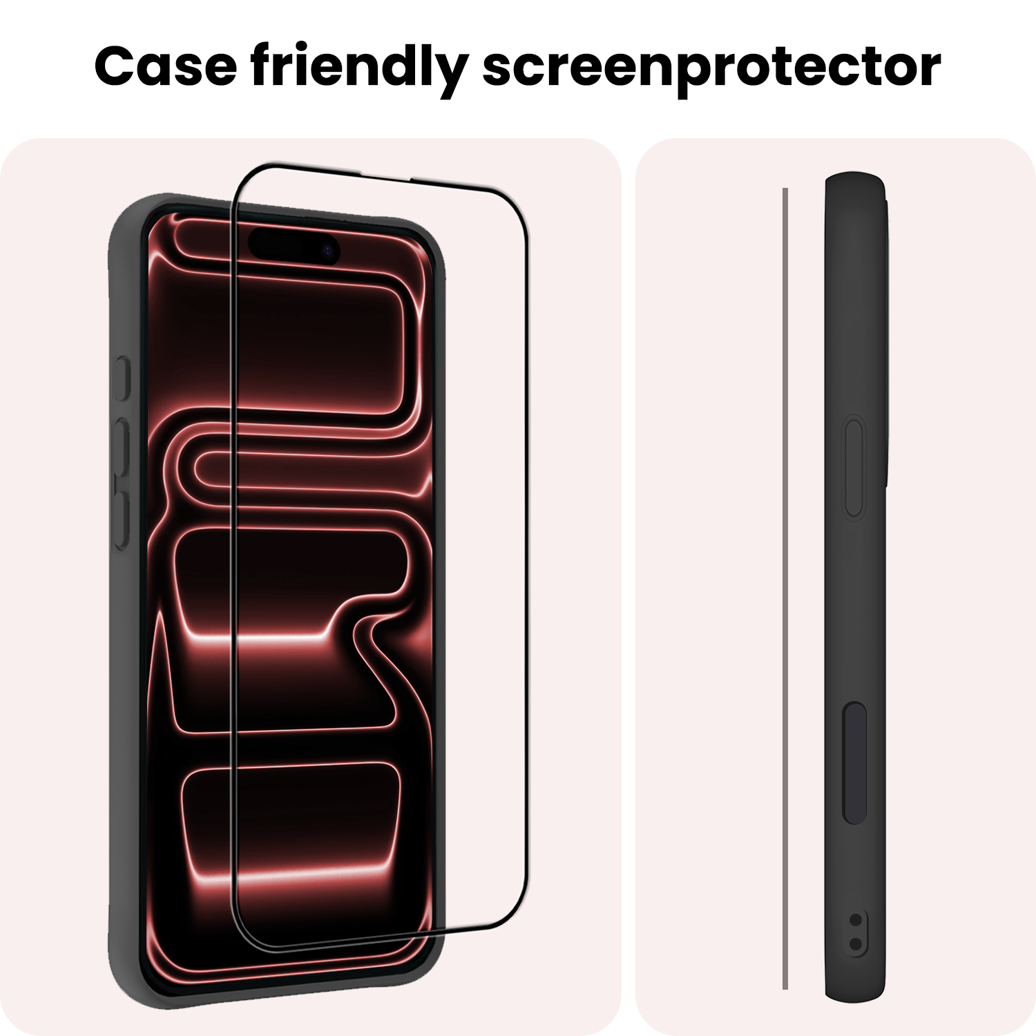 NoXx NoXx iPhone 17 Pro Hybrid Screenprotector - 2 PACK