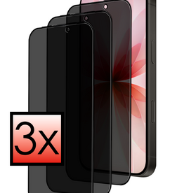 NoXx NoXx iPhone 17 Screenprotector Glas Privacy - 3 PACK