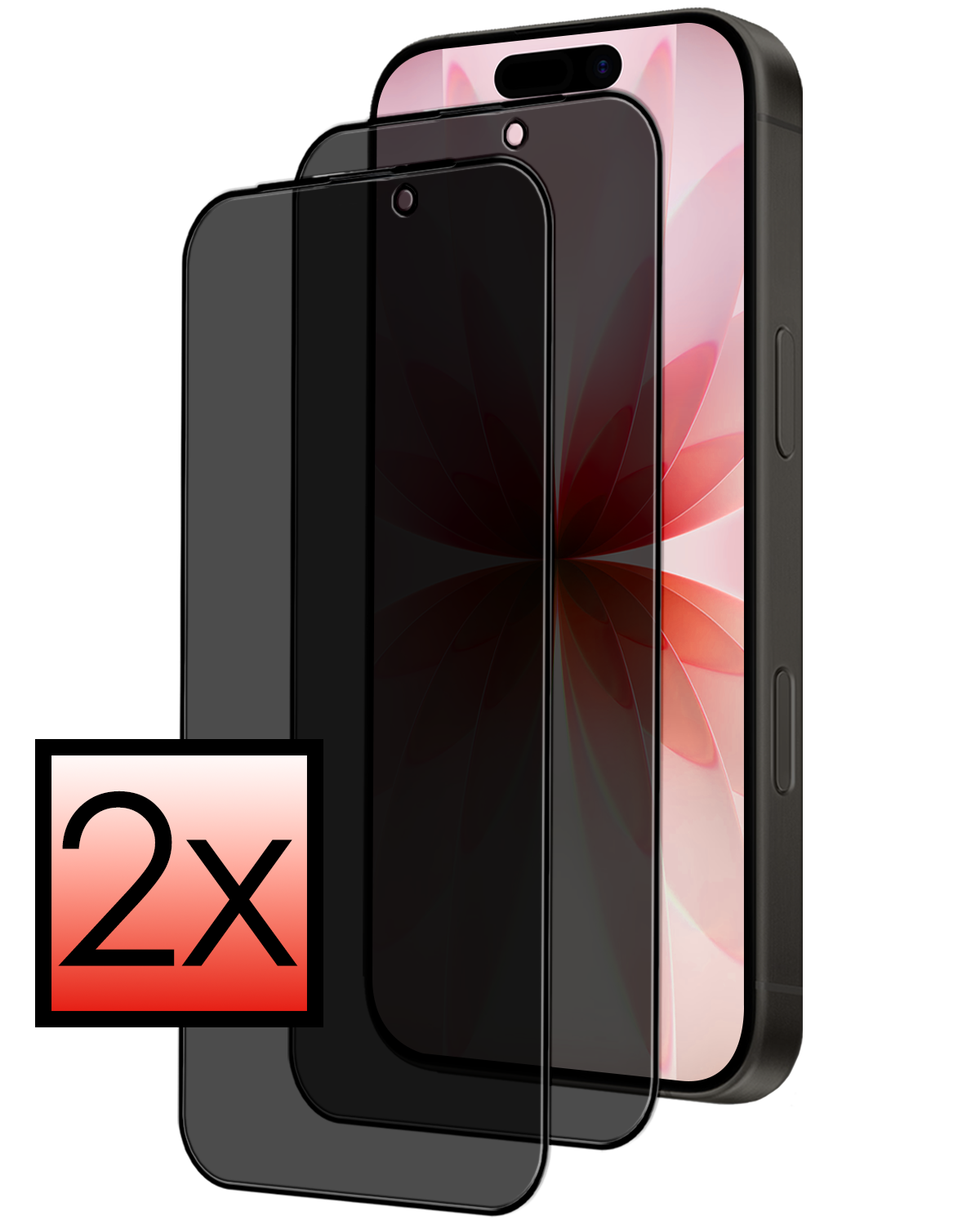 NoXx NoXx iPhone 17 Screenprotector Glas Privacy - 2 PACK