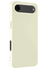 Forterra Forterra iPhone Air Hoesje Siliconen Met 2x Screenprotector Met Dichte Notch - Wit