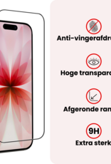 NoXx NoXx iPhone 17 Screenprotector Glas Full Cover 2D - 3 PACK