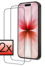 NoXx NoXx iPhone 17 Screenprotector Glas Full Cover 2D - 2 PACK