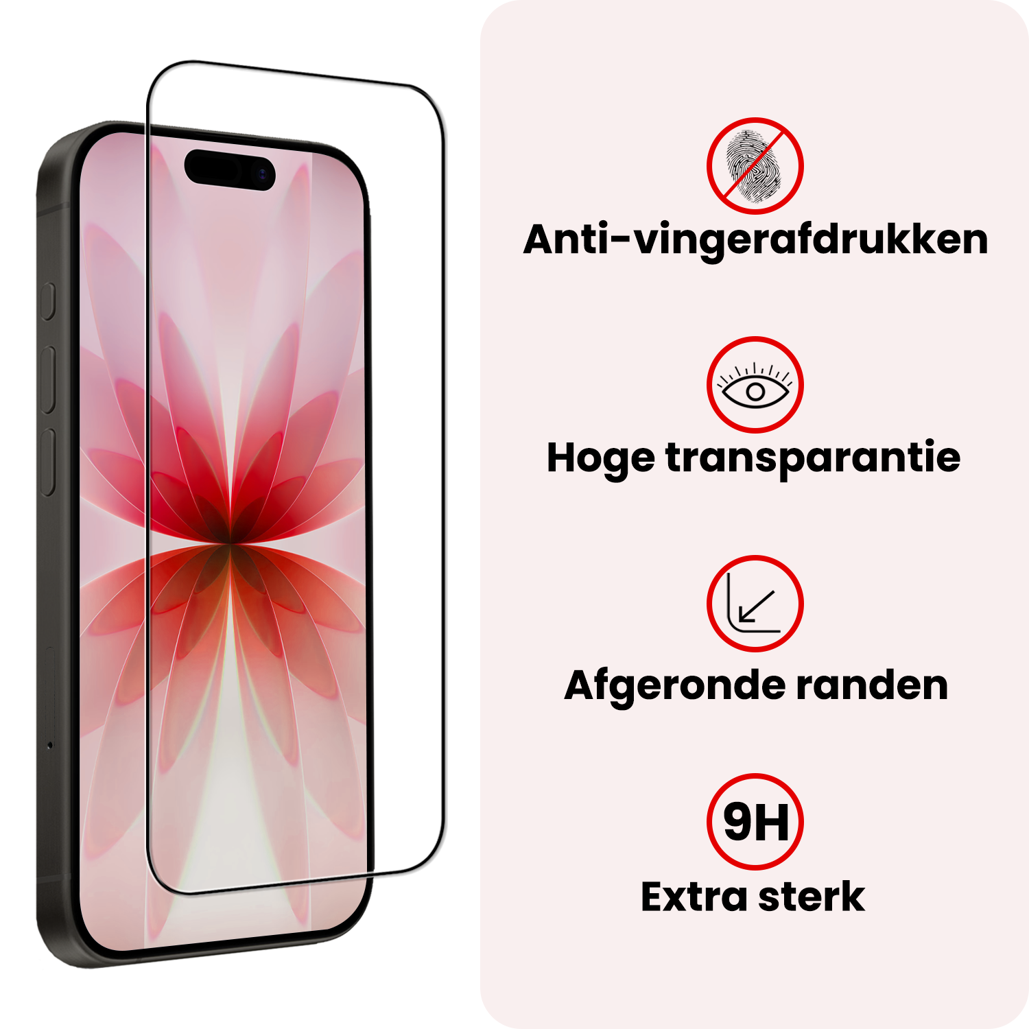 NoXx NoXx iPhone 17 Screenprotector Glas Full Cover 2D