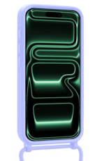 Forterra Forterra iPhone 17 Pro Max Hoesje Pashouder met Koord - Lila