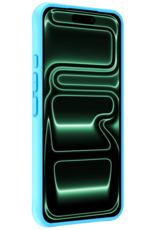 Forterra Forterra iPhone 17 Pro Max Hoesje Siliconen - Lichtblauw - 2 PACK