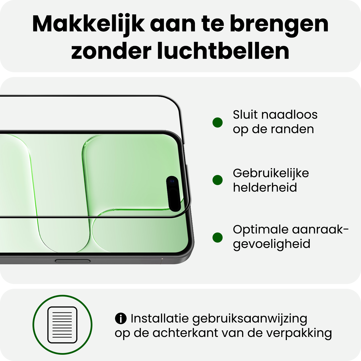 BASEY. BASEY. iPhone Air Screenprotector Glas Full Cover 2D