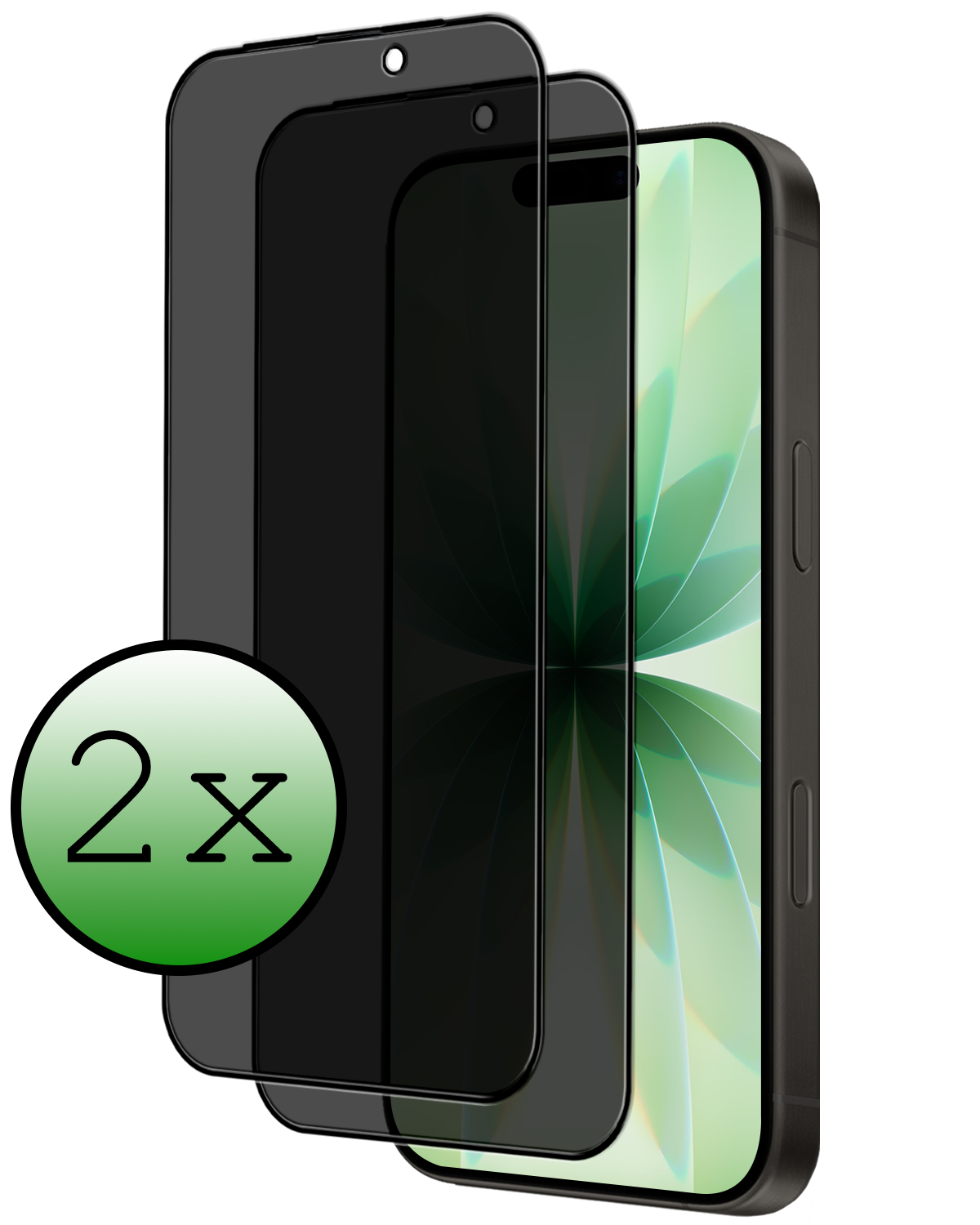 BASEY. BASEY. iPhone 17 Screenprotector Glas Privacy - 2 PACK