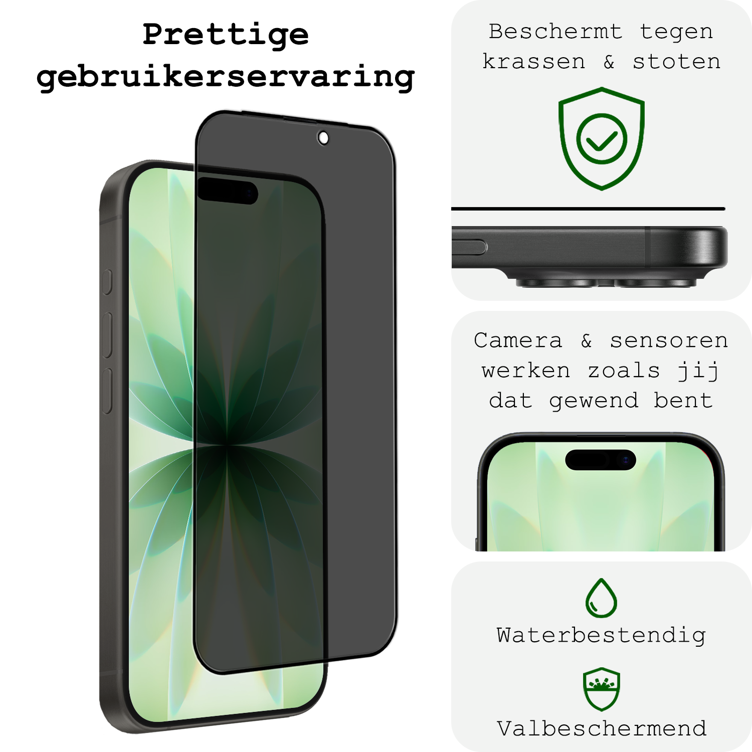 BASEY. BASEY. iPhone 17 Screenprotector Glas Privacy - 3 PACK