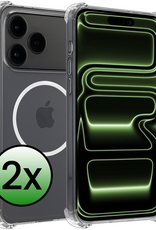 BASEY. BASEY. iPhone 17 Pro Magsafe Hoesje - Transparant - 2 PACK