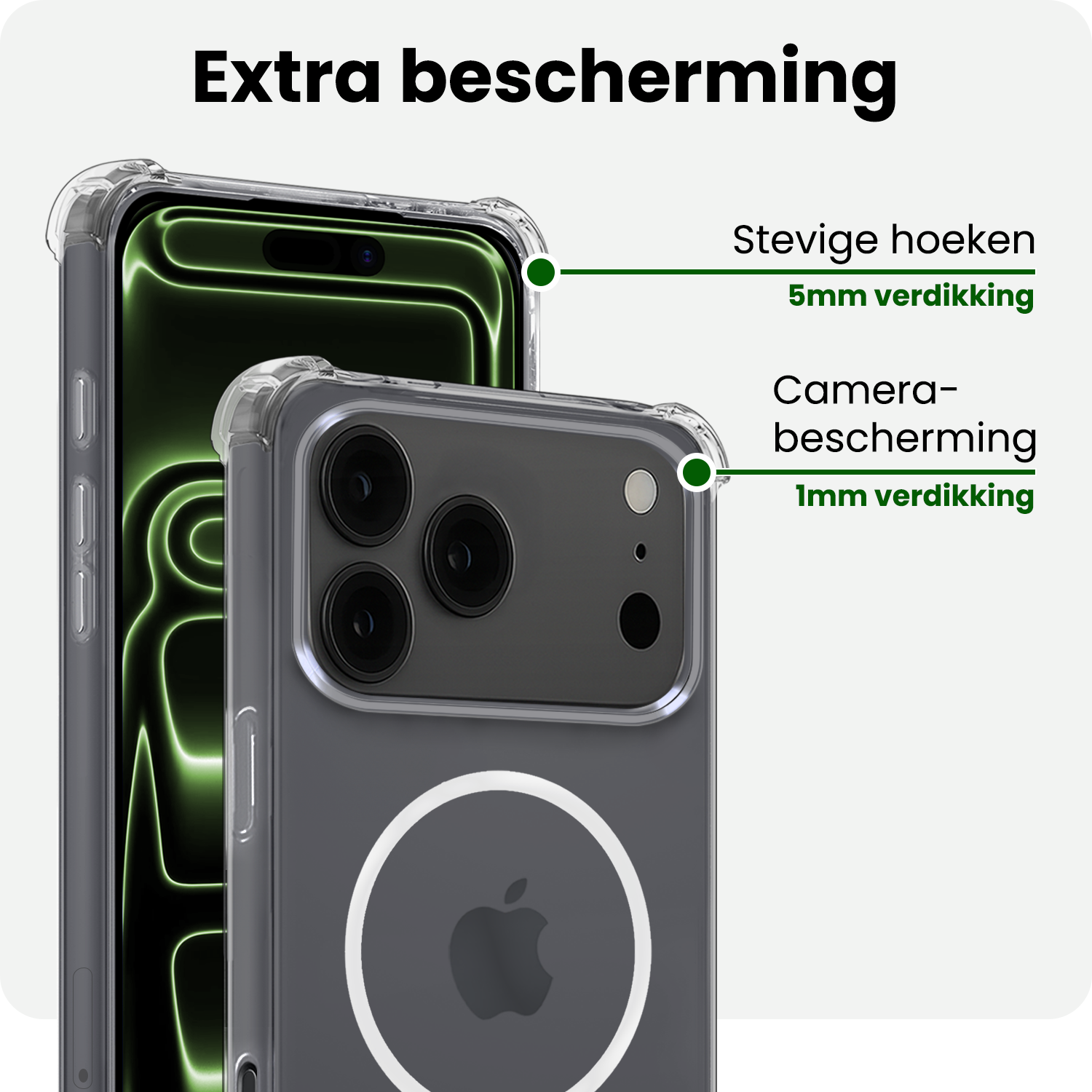 BASEY. BASEY. iPhone 17 Pro Magsafe Hoesje - Transparant