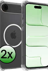 BASEY. BASEY. iPhone Air Magsafe Hoesje - Transparant - 2 PACK