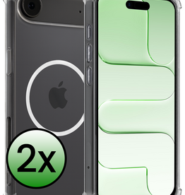 BASEY. BASEY. iPhone Air Magsafe Hoesje - Transparant - 2 PACK