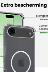 BASEY. BASEY. iPhone Air Magsafe Hoesje - Transparant - 2 PACK