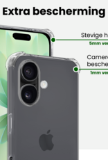 BASEY. BASEY. iPhone 17 Magsafe Hoesje Transparant Met Screenprotector