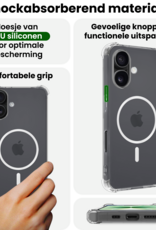 BASEY. BASEY. iPhone 17 Magsafe Hoesje Transparant Met Screenprotector