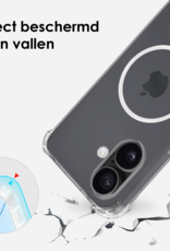 BASEY. BASEY. iPhone 17 Magsafe Hoesje Transparant Met Screenprotector