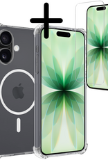 BASEY. BASEY. iPhone 17 Magsafe Hoesje Transparant Met Screenprotector