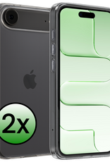 BASEY. BASEY. iPhone Air Hoesje Siliconen - Transparant - 2 PACK