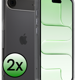 BASEY. BASEY. iPhone Air Hoesje Siliconen - Transparant - 2 PACK