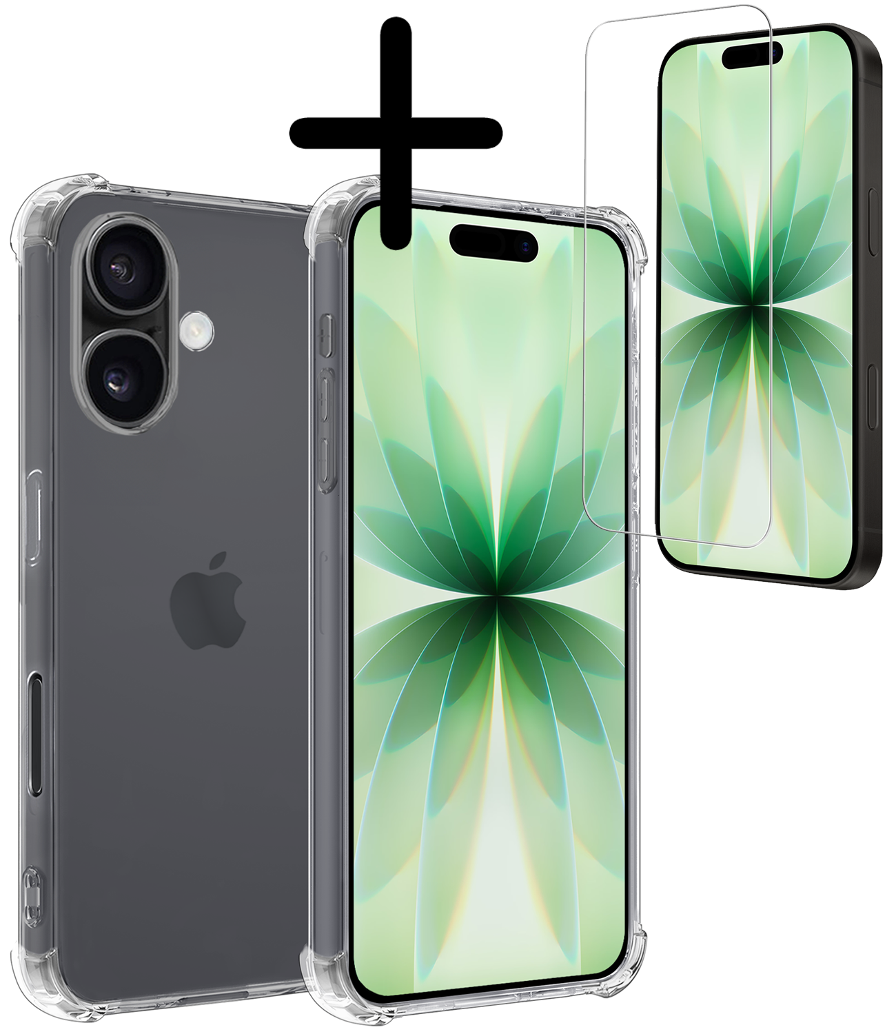 BASEY. BASEY. iPhone 17 Hoesje Shockproof Met Screenprotector Met Dichte Notch