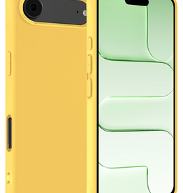 BASEY. BASEY. iPhone Air Hoesje Siliconen - Geel