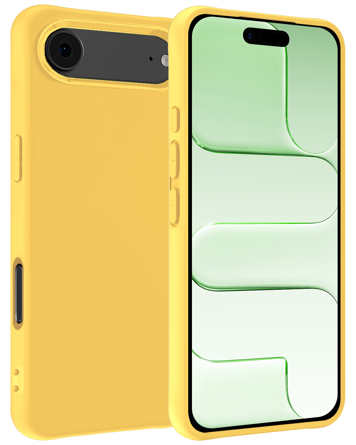 BASEY. BASEY. iPhone Air Hoesje Siliconen - Geel