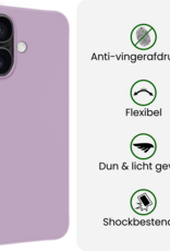 BASEY. BASEY. iPhone 17 Hoesje Siliconen - Lila