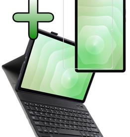 BASEY. BASEY. Samsung Galaxy Tab S11 Toetsenbordhoes Met Screenprotector - Zwart