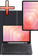 NoXx NoXx Samsung Galaxy Tab S11 Toetsenbordhoes Met Screenprotector - Zwart