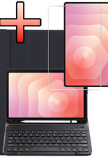 NoXx NoXx Samsung Galaxy Tab S11 Ultra Toetsenbordhoes Met Screenprotector - Zwart