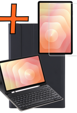 Nomfy Nomfy Samsung Galaxy Tab S11 Toetsenbordhoes Met Screenprotector - Zwart